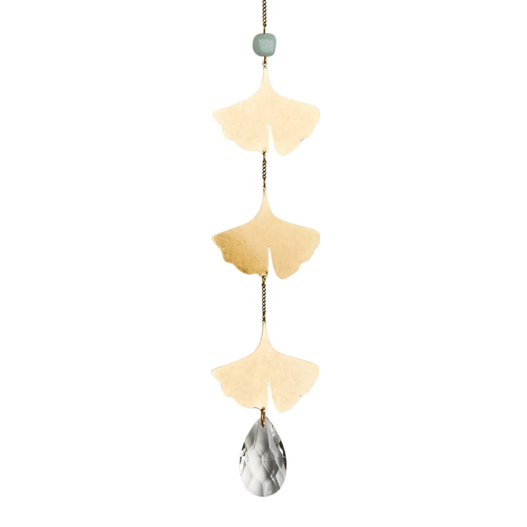 Suncatcher – Botanical Leaf/Amazonite image