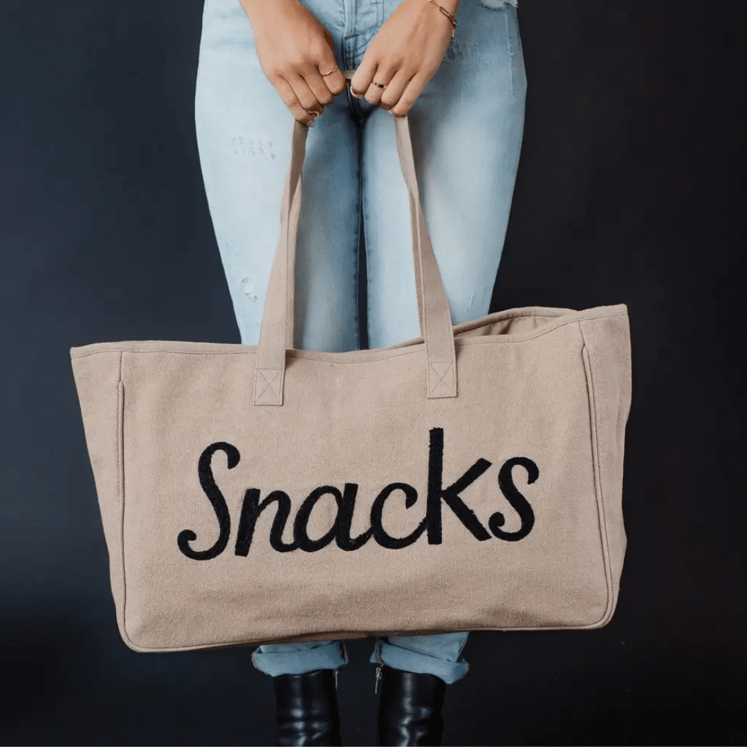 Snacks Canvas Tote Bag image