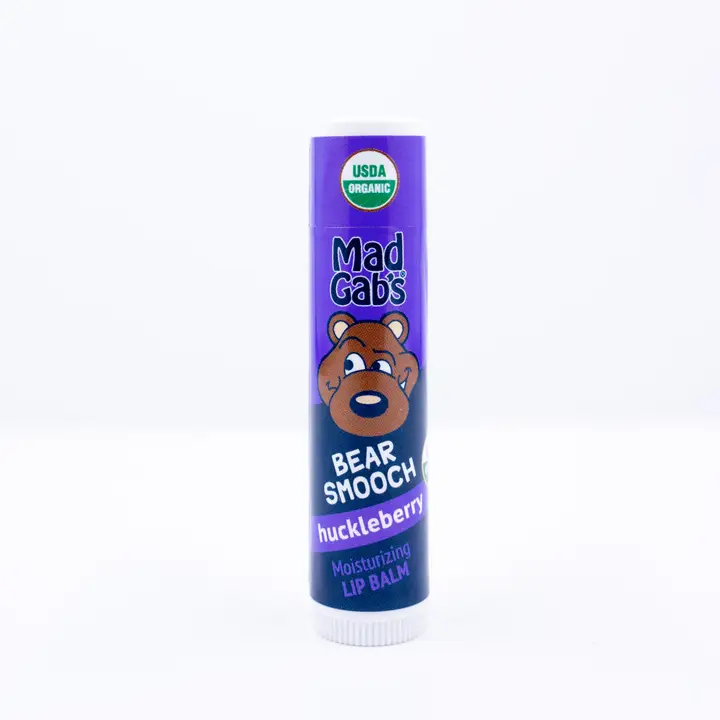 Organic Bear Smooch Huckleberry Lip Balm image