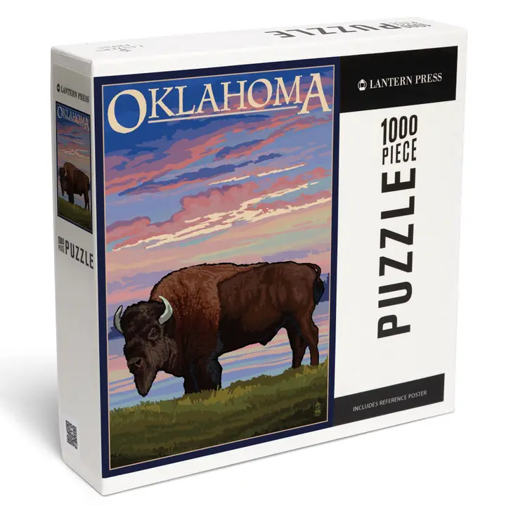 Oklahoma Bison 1000 Piece Puzzle image