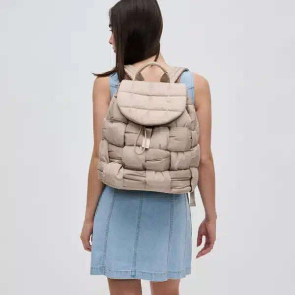 Perception Woven Nylon Backpack | Nude - Image 6