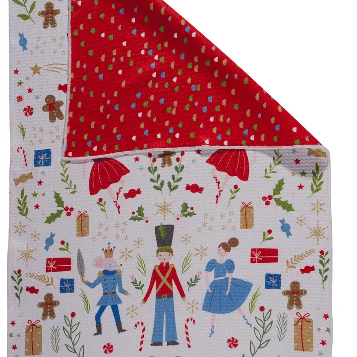 Double Sided Nutcracker Waltz Microfiber Towel image
