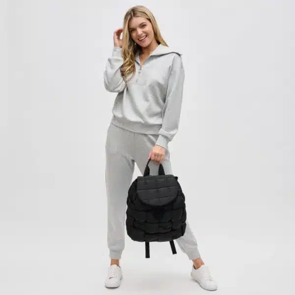 Perception Woven Nylon Backpack | Black - Image 2