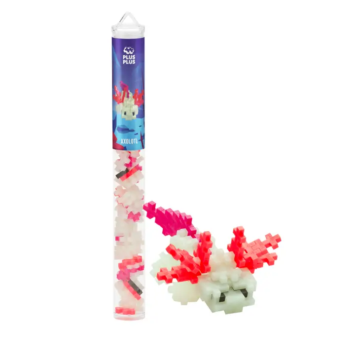 Plus Plus Interlocking Block Tube Mix: Axolotl image