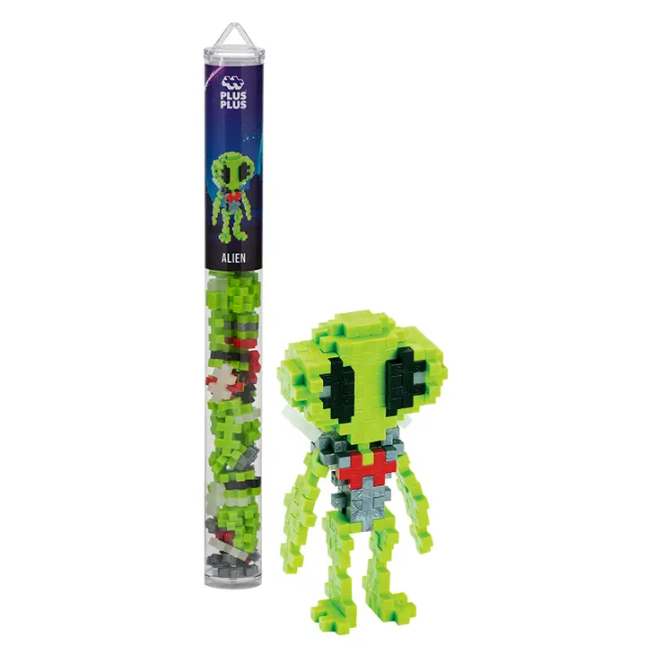 Plus Plus Interlocking Block Tube Mix: Alien image
