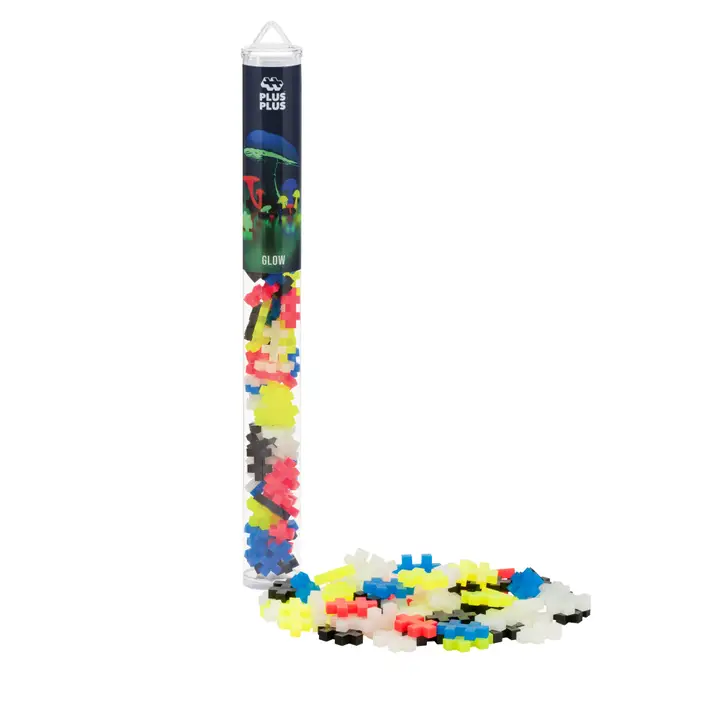 Plus Plus Interlocking Block Tube Mix: Glow image