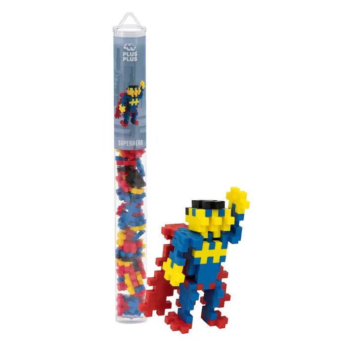 Plus Plus Interlocking Block Tube Mix: Superhero image