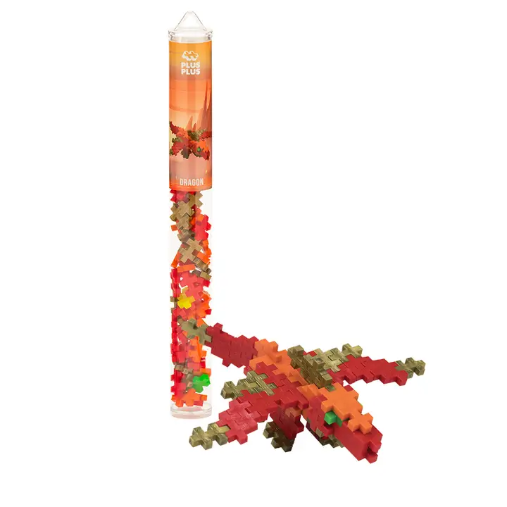 Plus Plus Interlocking Block Tube Mix: Dragon image