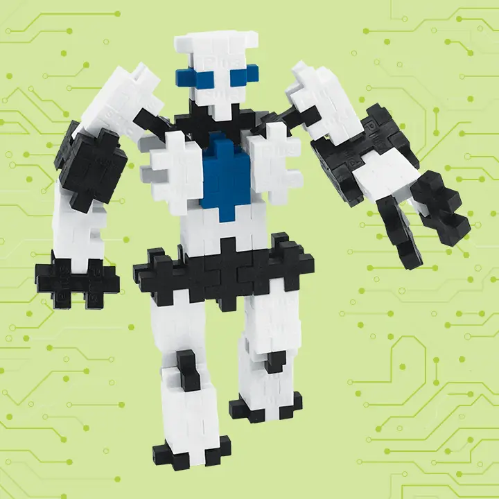 Plus Plus Interlocking Block 70pc Tube Mix | Robot - Image 2