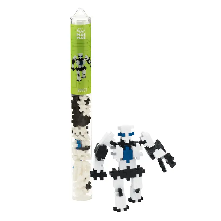 Plus Plus Interlocking Block Tube Mix: Robot image