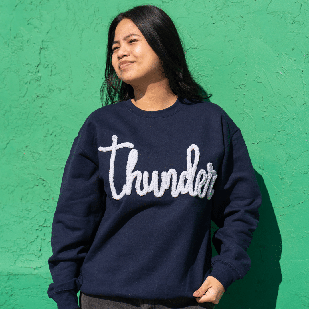 Thunder Yarn Embroidered Sweatshirt image