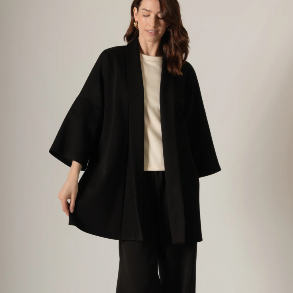 Black Butter Modal Oversized Cardigan