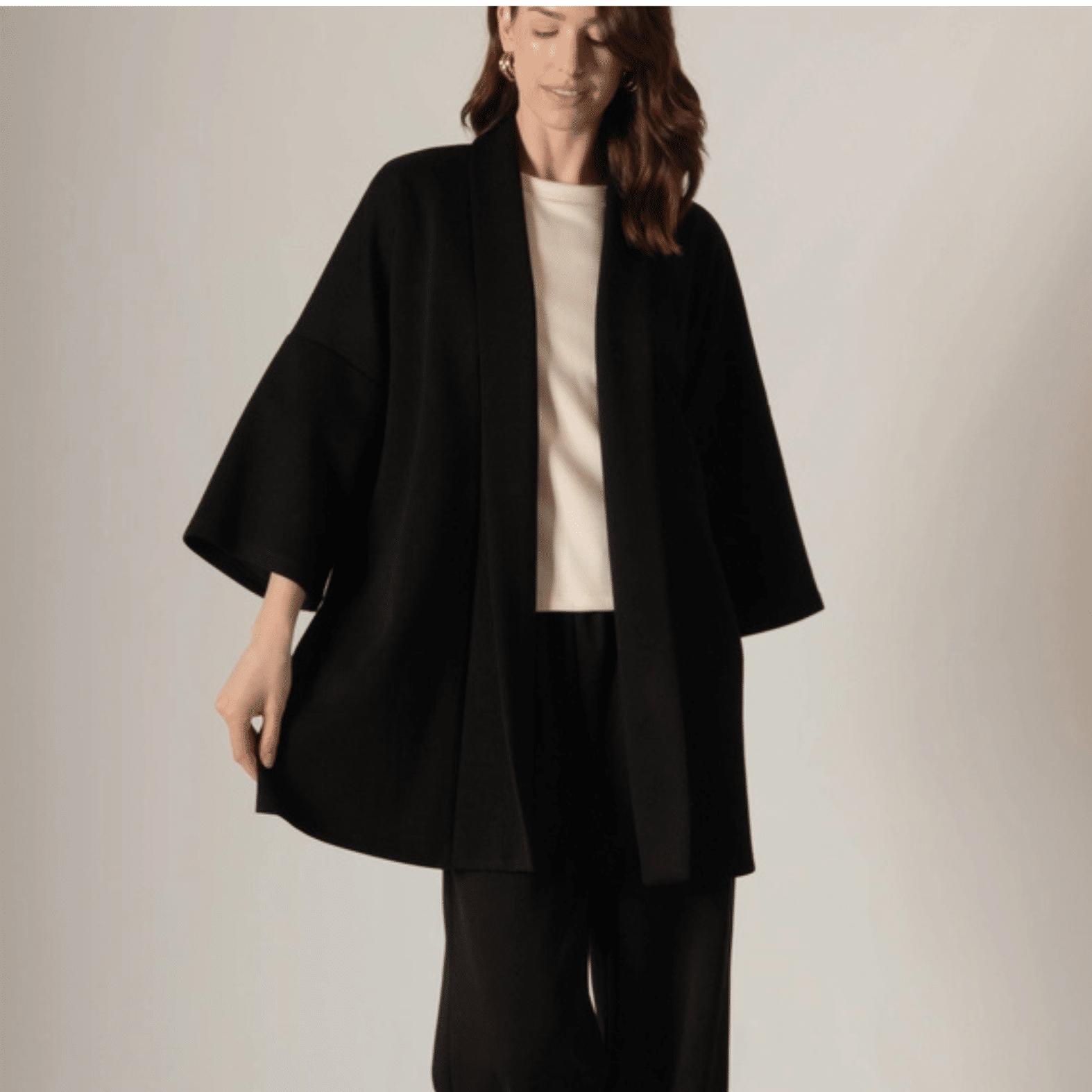 Black Butter Modal Oversized Cardigan image