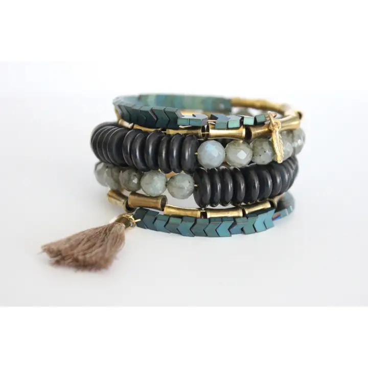 Labradorite Wrap Bracelet - Image 2