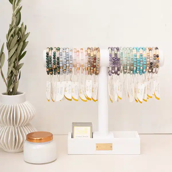 Intermix Stone Stacking Bracelet | Turquoise - Image 4