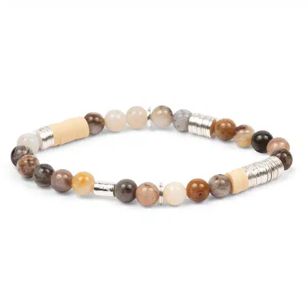Intermix Stone Stacking Bracelet | Mexican Onyx image