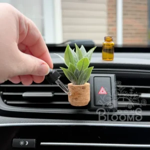 Tall Leafy Plant Vent Clip Car Air Freshener