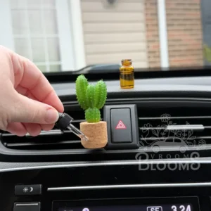 Mini Cactus Plant Vent Clip Car Air Freshener