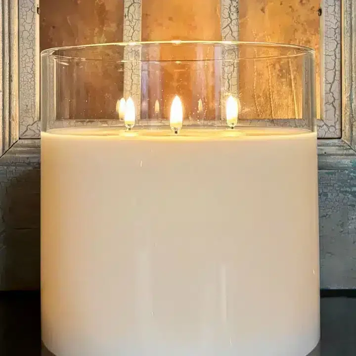Simply Ivory Radiance Tri-Wick Candle 8 x 8 image