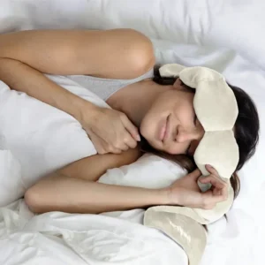 Weighted Eye Sleep Mask | White