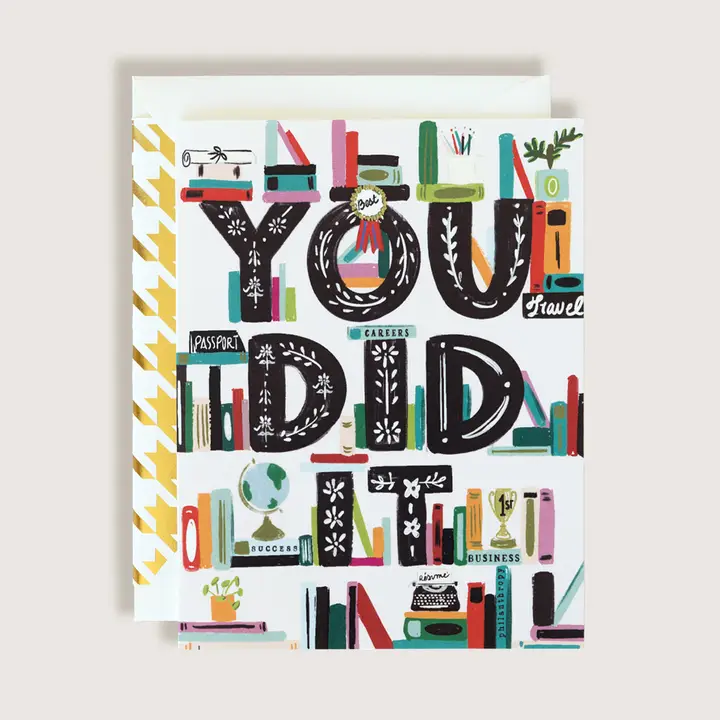 You Did It Greeting Card image