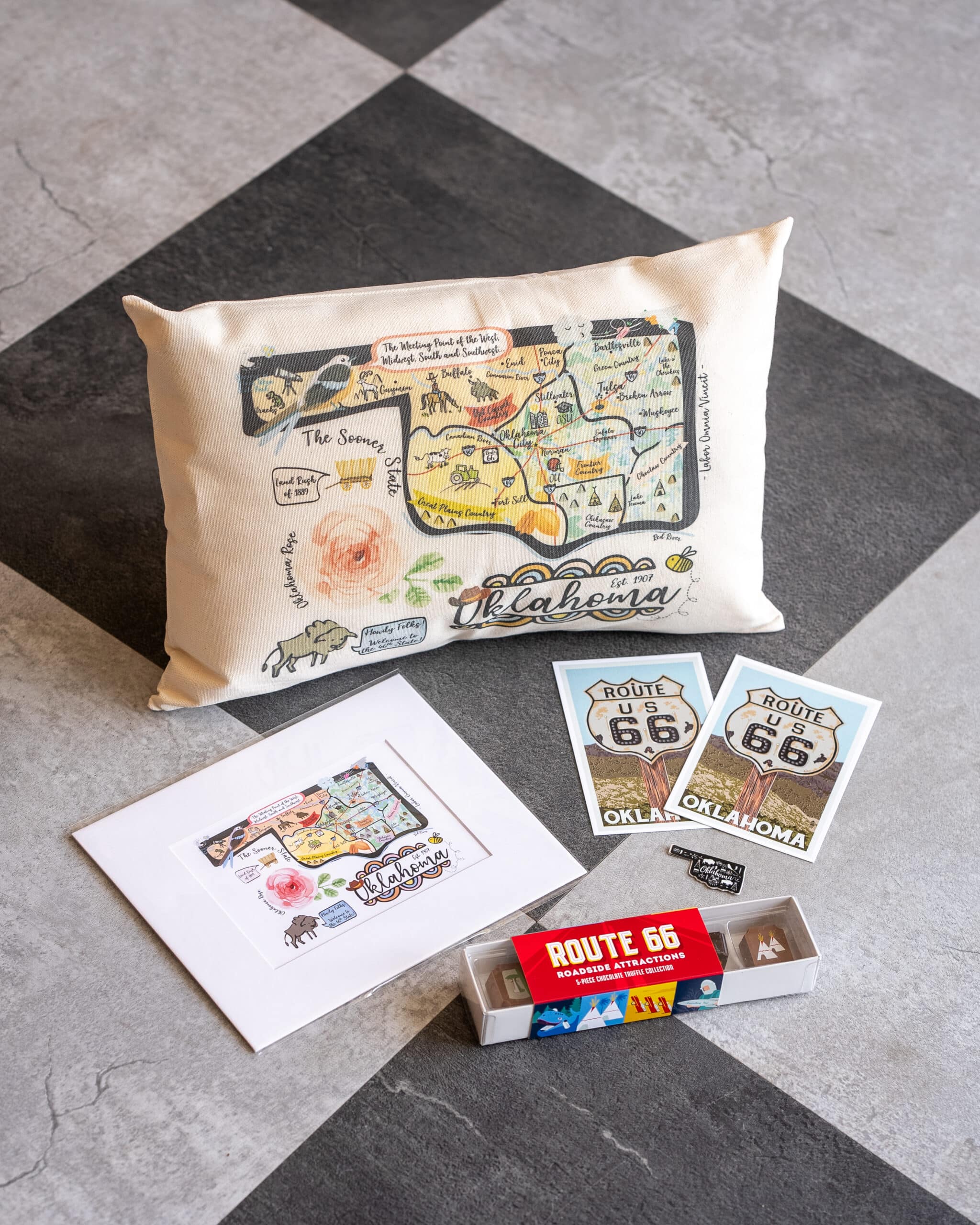 Oklahoma Decorative Pillow (with Insert) - Image 3