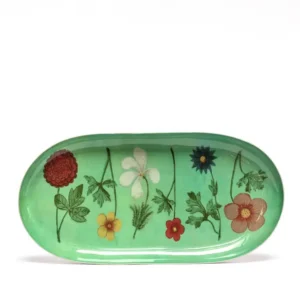 Oval Enamel Tray | Festival of Flowers