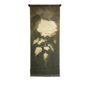 Single Rose Canvas Scroll