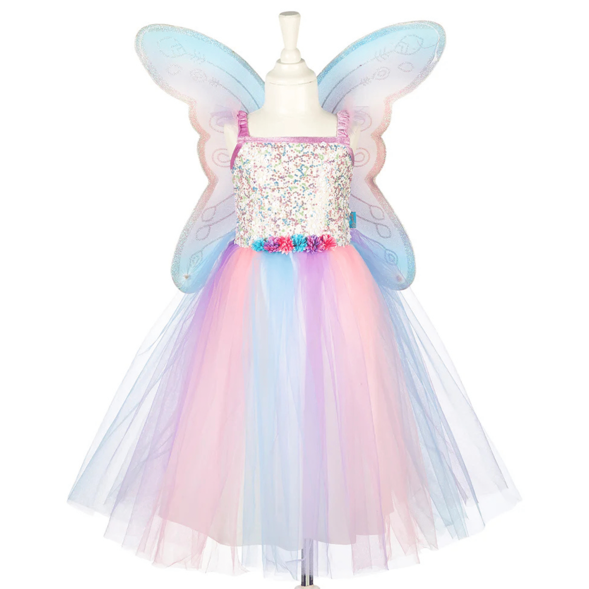 Felicity Fairy Costume | Dress and Wings Set (pink & blue) image