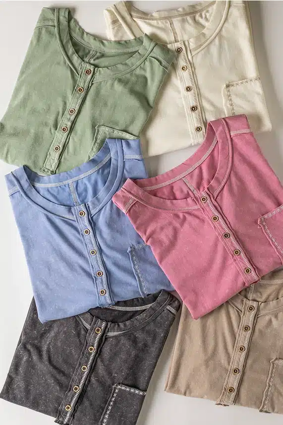 Mineral Washed Oversized Comfy Knit Top - Image 3