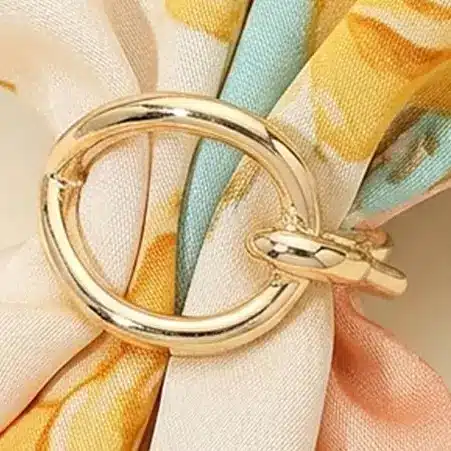 Circular Scarf Ring | Gold - Image 2