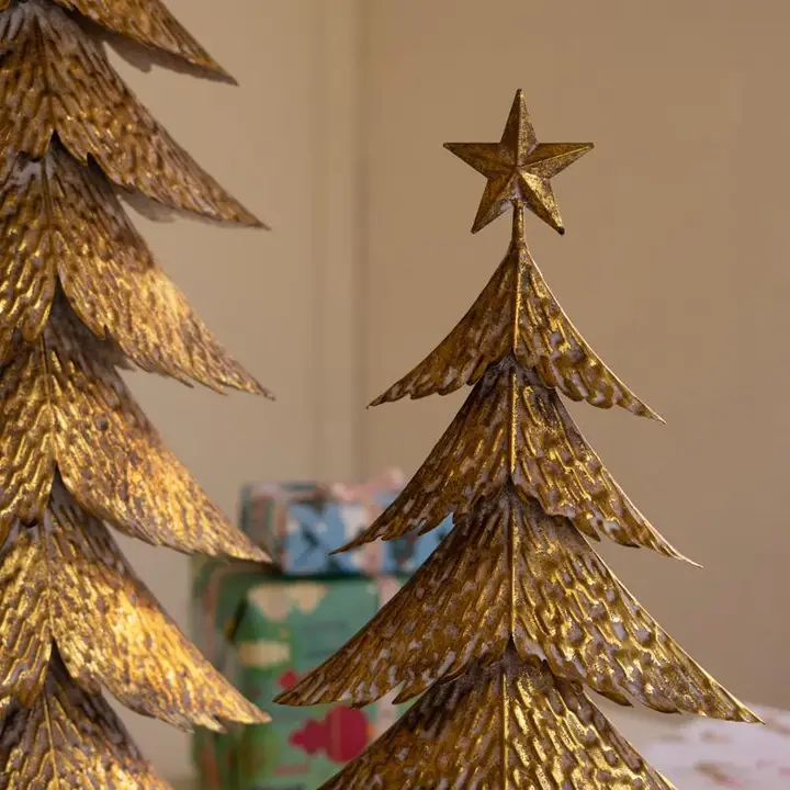 Antique Gold Christmas Trees - Image 3