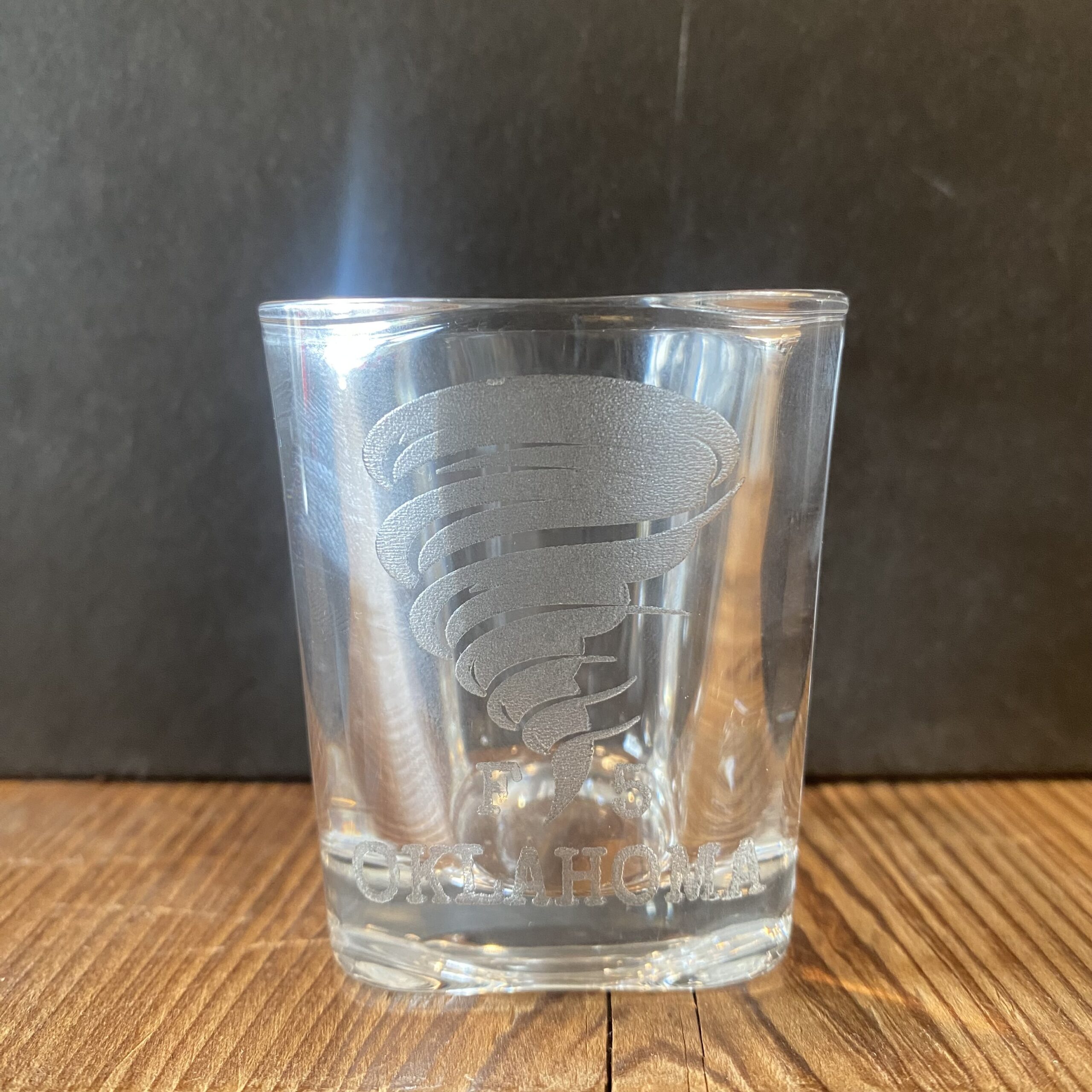 Oklahoma Square Shot Glass 2.2 oz image