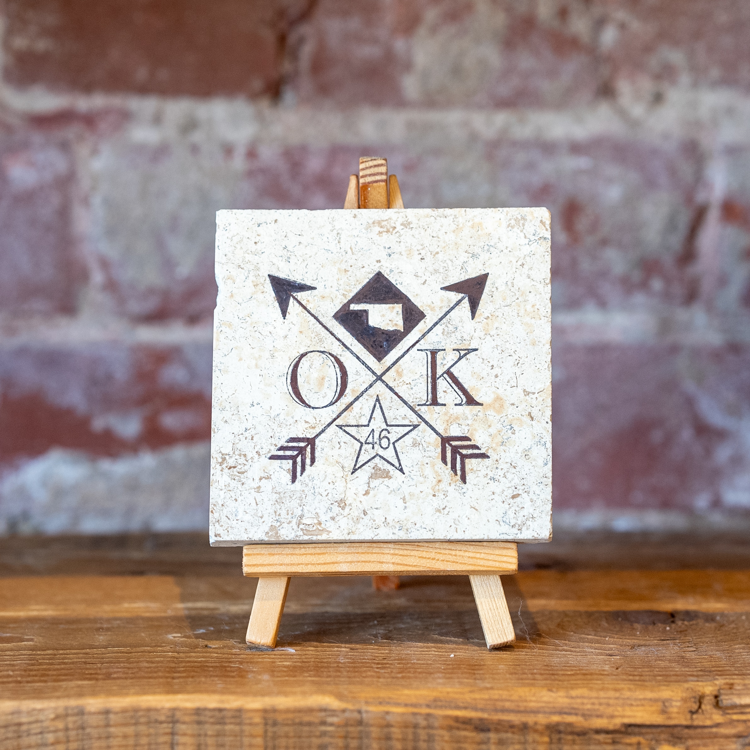 Oklahoma Travertine Coasters - Image 4